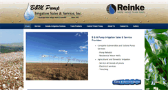 Desktop Screenshot of bmpumpsandirrigation.com